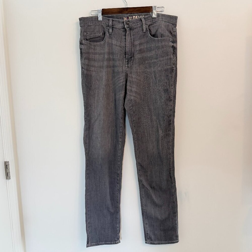 👖 Devil-Dog Dungarees Slim Fit Jeans – Gray Wash – Size 34x32